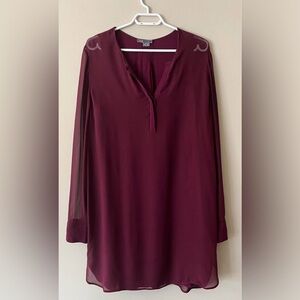 CLOSET CLEAROUT Vince Size 14 Silk Dress / Blouse